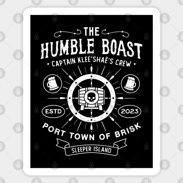 The Humble Boast Pirates Magnet by Lagelantee